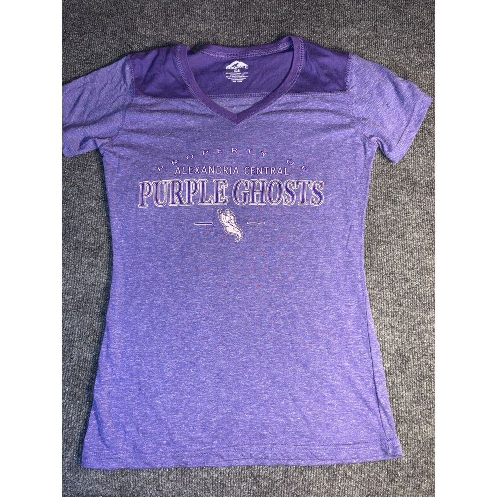 Ohiopyle Activewear Tee Shirt‎ Womens Medium Purple Ghosts Alexandria Central